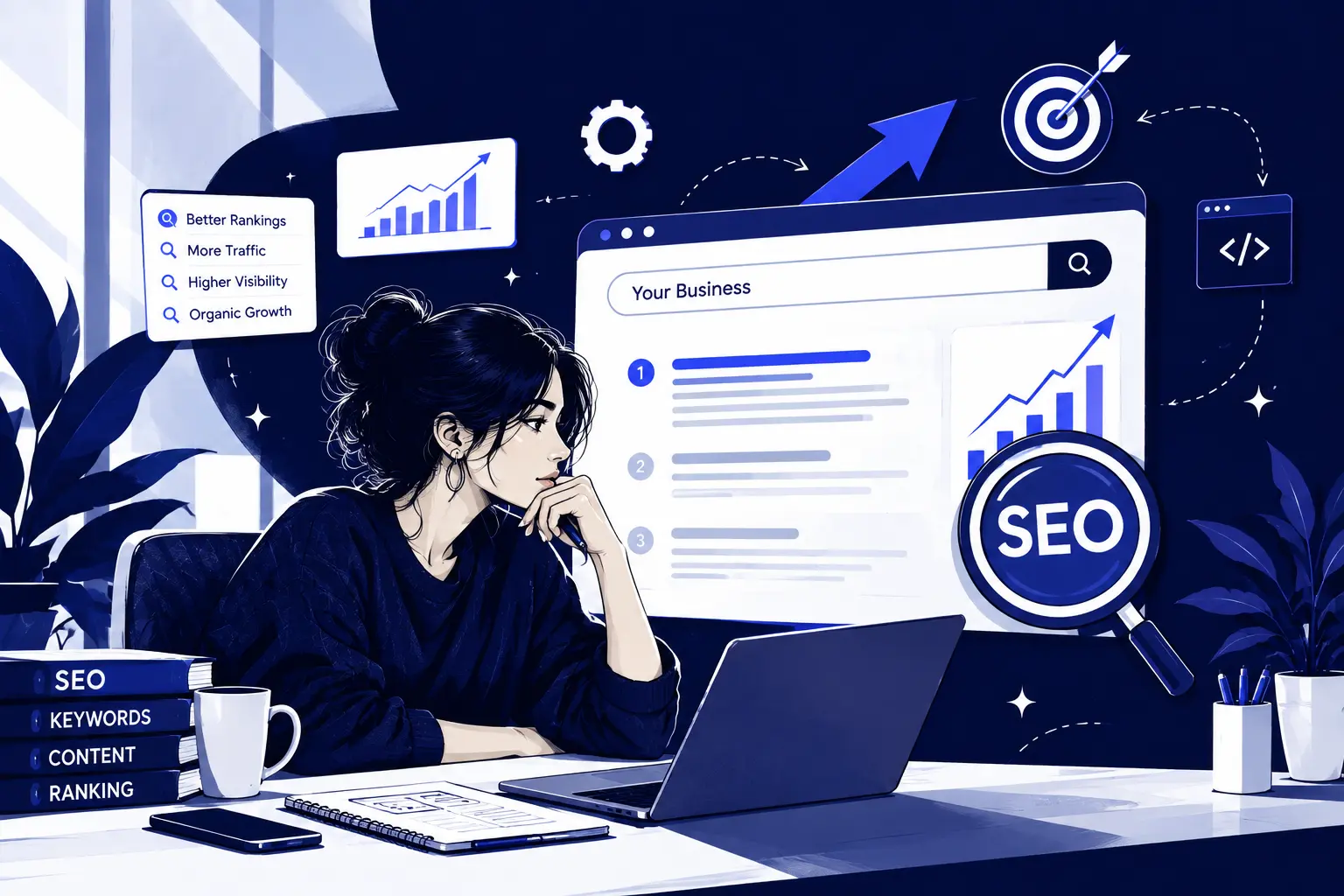 SEO services illustration
