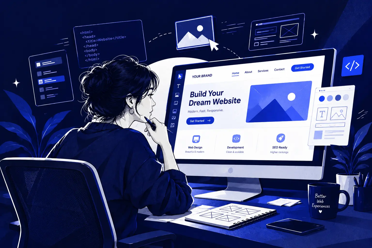 Website Designing illustration